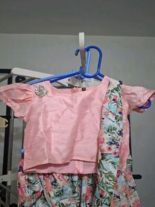 Floral panjabi Choli Set