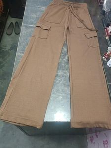Brown Stretchable Cargo
