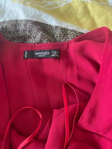 Mango Fuschia Shift Dress