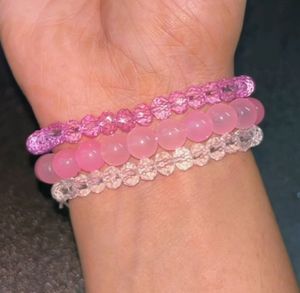 Pastel Beaded Combo Bracelet Set..😍✨