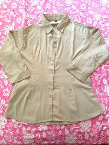 Elegant Pista Green Button-Down Shirt