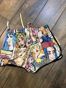 Cute Graphic Printed Shorts