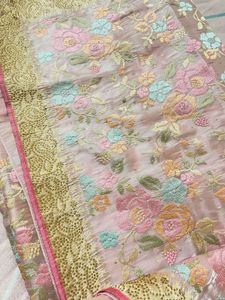 Pure Glass Organze Sari