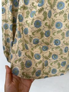 Block Printed Short  Top