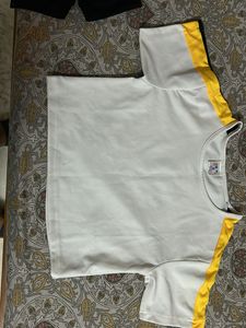 White & Yellow T-Shirt
