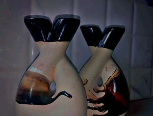 Oval Shape Ceramic Vase