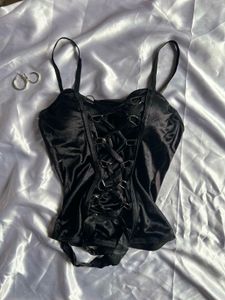Black Tieup Corsets