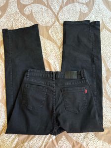 Black Straight Leg Jeans