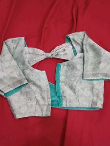 Floral Print Saree with Blouse