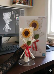 Single Sunflower Bouquet Crochet
