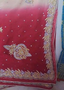 saree diamond💎 he redi blouse k sath h