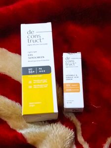 Deconstruct Gel Sunscreen + Vitamin C Serum