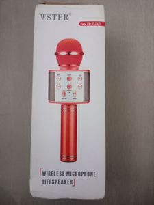 WSTER WIRELESS MICROPHONE HI-FI SPEAKER