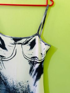 Black Abstract Bodycon Dress