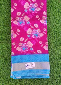 Floral Print Saree Set Of 6