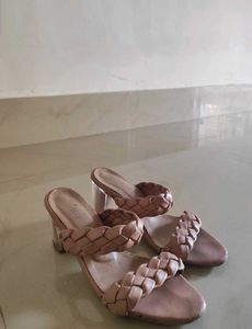 Braided Strap Heel Sandals