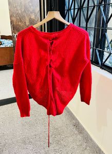 Red Pullover Sweater