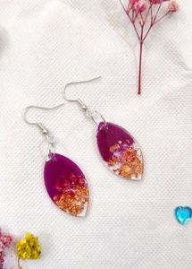 Resin Earrings 💜