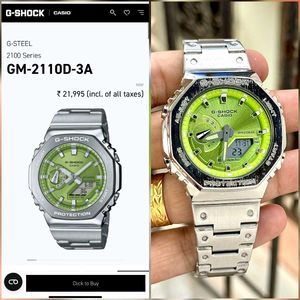 G Shock Watch With Tin Box