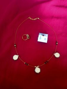 Hand Made 3D Invisible Chain With Ring