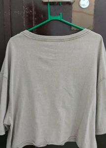 Oversized Crop Tshirt