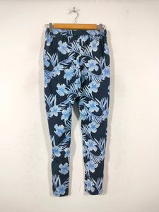 Drak Blue Printed Jumper Pants (Women&#39;s)