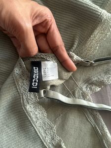 H&amp;M Lace spaghetti top S