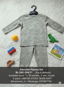 Cute Animal Pajama Set