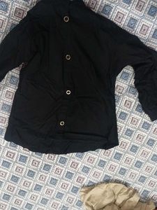 Cute Bear Print Long Sleeve Top