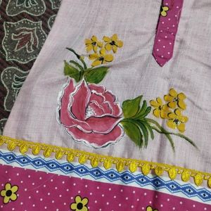 Pink Top And bottom Set🌼