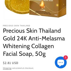whitening collagen facial soap ✧