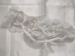 Lace &amp; Pearl Garter Panty