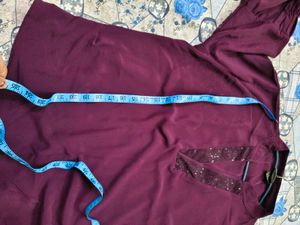 New Party&#39; Wear Stylish Purple Top In Xl Size