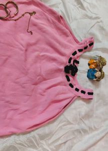 Cute Pink Top For Women