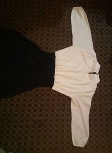 Vintage Inspired Black And White Midi Dress