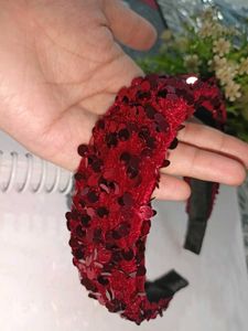 Red Sequin Headband