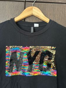 Black NYC Crop Top