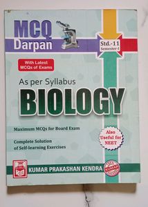 11th Science Biology Solved Mcq Darpan