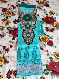 🎀Teal Embroidered Salwar Kameez🎀