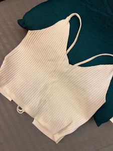 Urbanic Backless Crop Top For Women