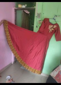 Elegant Embroidered Anarkali Dress