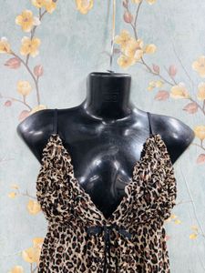 Vintage Cheetah Print Slip
