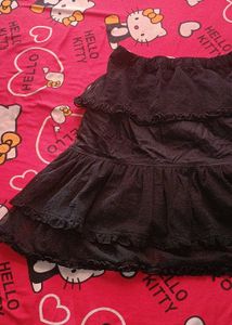 Gothic Tiered Ruffle Skirt