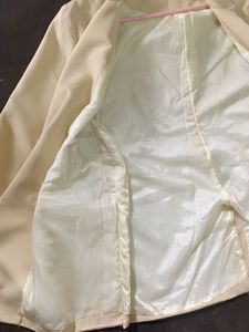Yellow Double-Breasted Blazer
