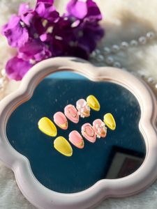 Butter Yellow Summer Nails