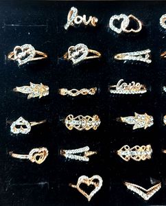 Assorted Gold Tone Rings