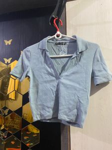 Zara V neck top