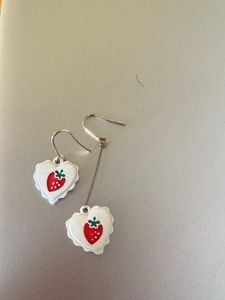 Cute White Earrings