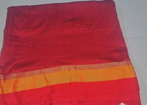 Elegant Red &amp; Green Saree