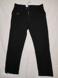 Black Straight Leg Jeans